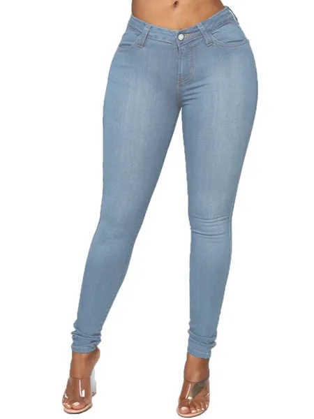 High Waisted Super Stretchy Jeans H7XHRQHC2K