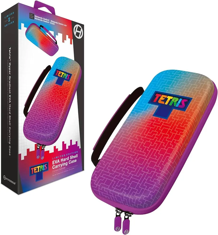 HYPERKIN NINTENDO SWITCH HARD SHELL CARRYING CASE (TETRIS GRADIENT)