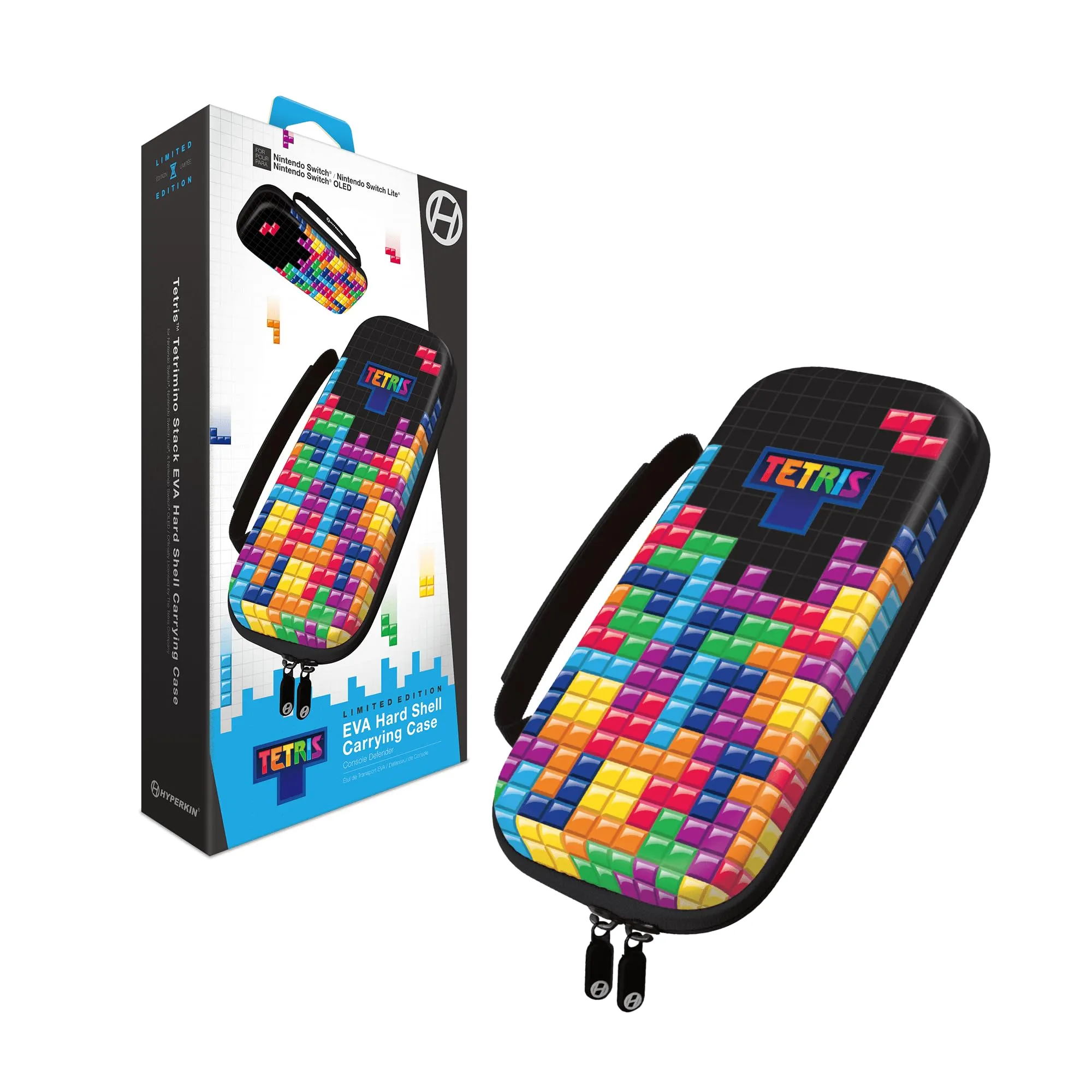 HYPERKIN NINTENDO SWITCH HARD SHELL CARRYING CASE (TETRIS STACK)