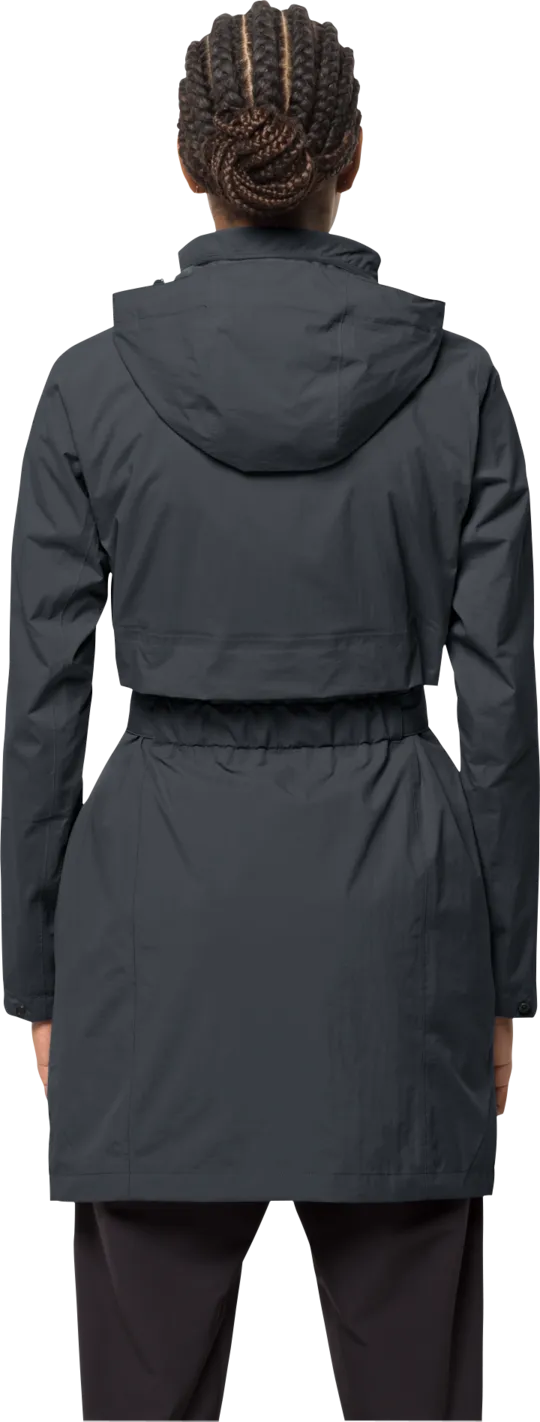 Jack Wolfskin Women&#x27;s Norden Port Coat Phantom | Buy Jack Wolfskin Women&#x27;s Norden Port Coat Phantom here | Outnorth