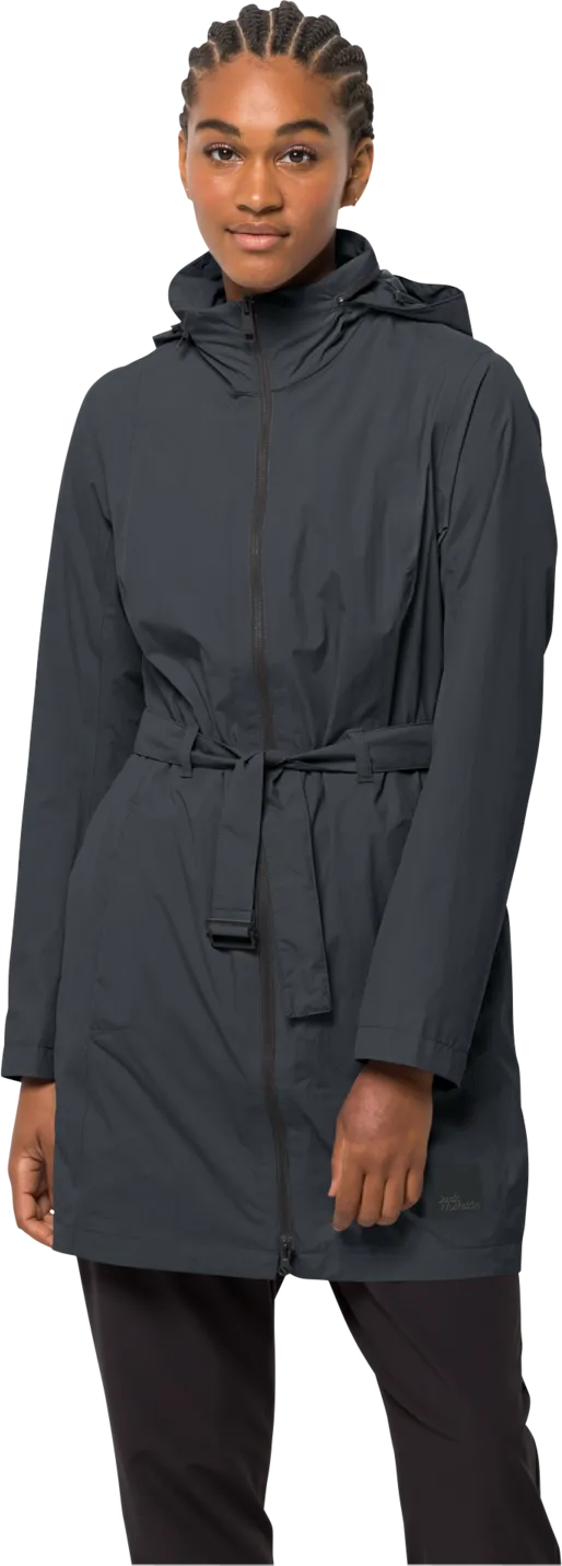 Jack Wolfskin Women&#x27;s Norden Port Coat Phantom | Buy Jack Wolfskin Women&#x27;s Norden Port Coat Phantom here | Outnorth