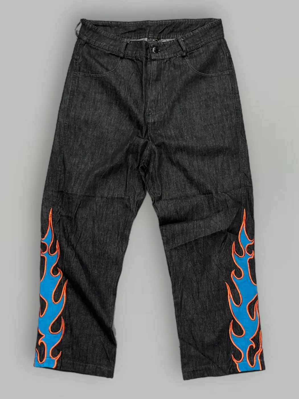 Jeans Vintage tg flames tg L