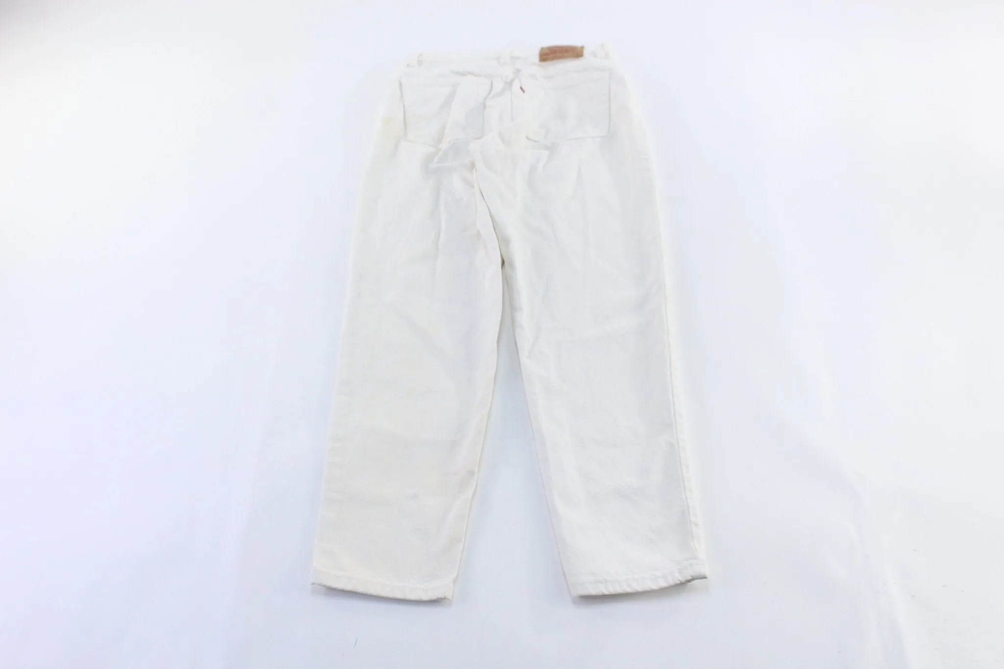 Levi's 550 White Wash Denim Jeans