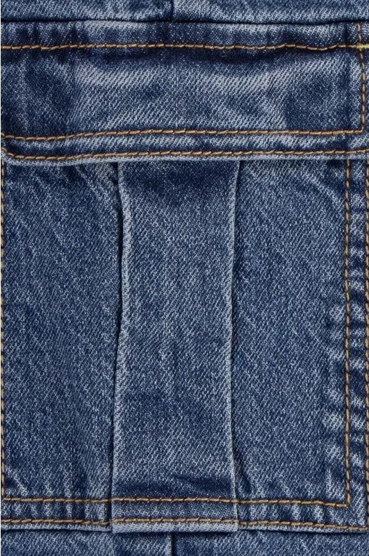 Levi's Kids pantalone jeans da ragazzi '94 Baggy Cargo 4EK991-DAC blu medio