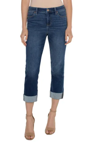 Liverpool Charlie Crop Wide Rolled Cuff Fowler