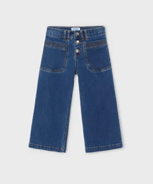 Medium Wash Wide Leg Jeans