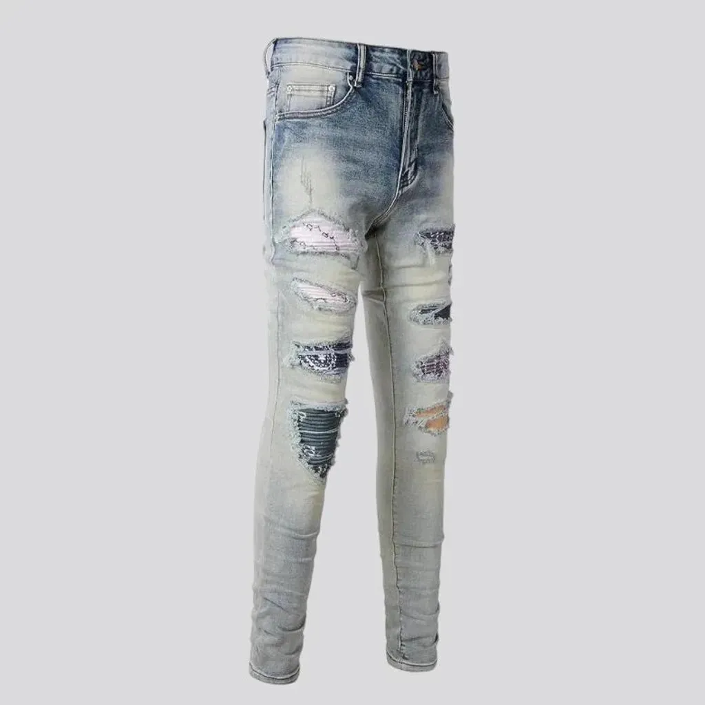 Men's tight jeans