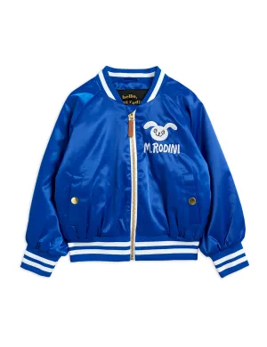 Mini Rodini Rabbit - Satin Baseball Jacket