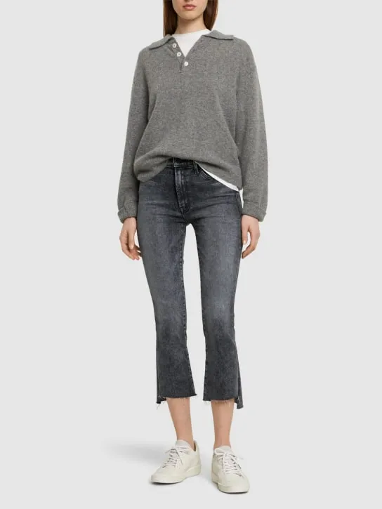 Mother   The Insider cotton blend jeans 