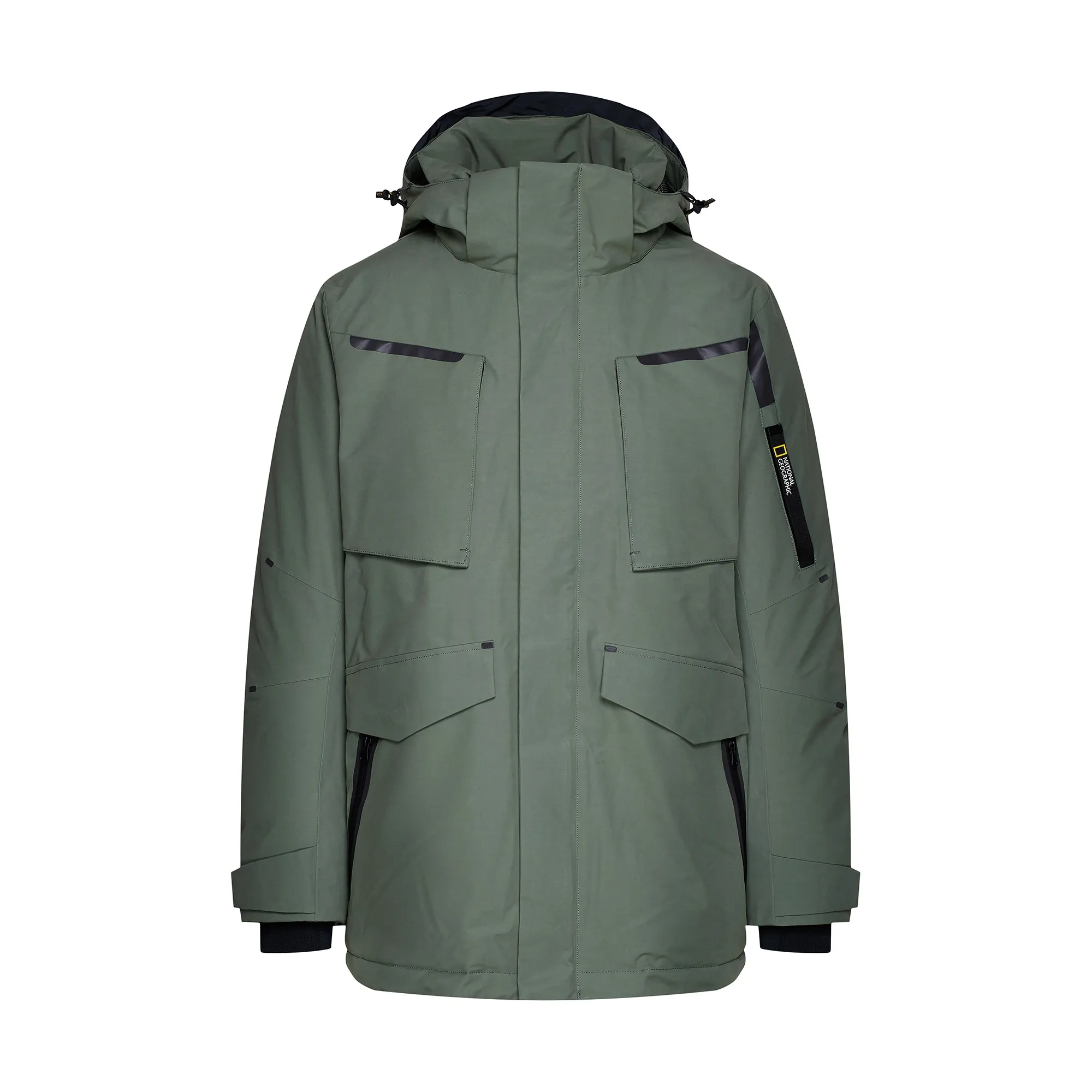 National Geographic Urban Tech Coat Men&#x27;s Thyme | Buy National Geographic Urban Tech Coat Men&#x27;s Thyme here | Outnorth