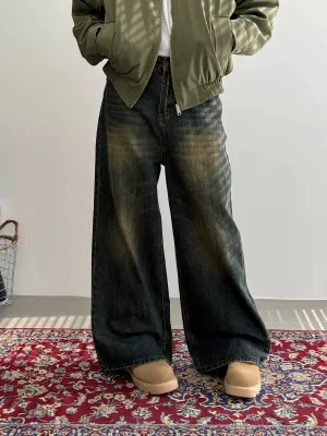Nine Gradient Fade Whiskered Jeans