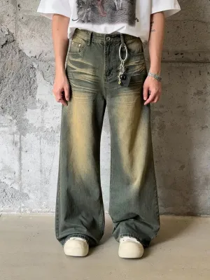 Nine Gradient Mud-Dyed Jeans