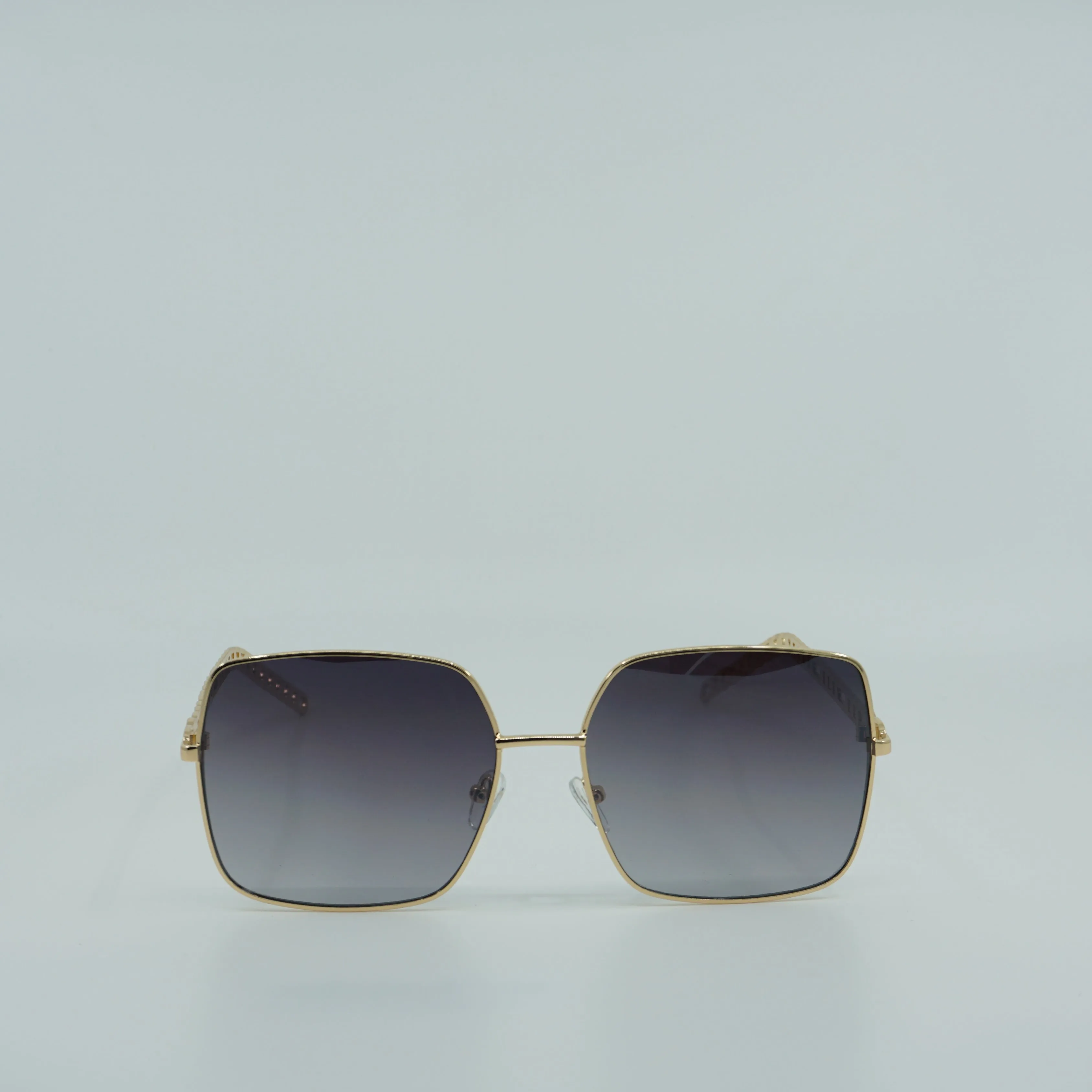 OG Metal Chain Link Arms Squared Sunglasses