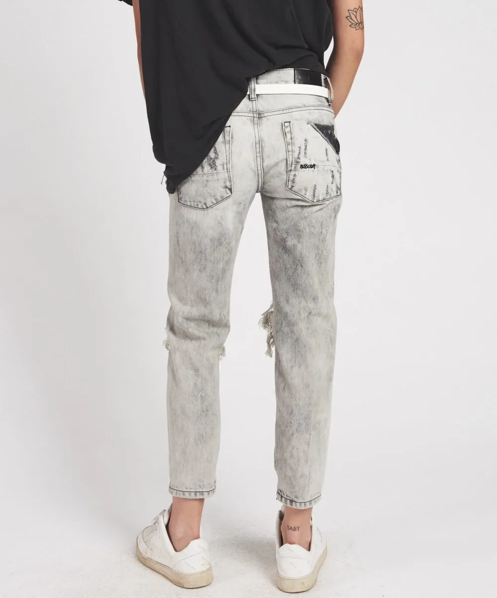 ONE TEASPOON: FREEBIRDS HARLEY GRAY SKINNY JEAN