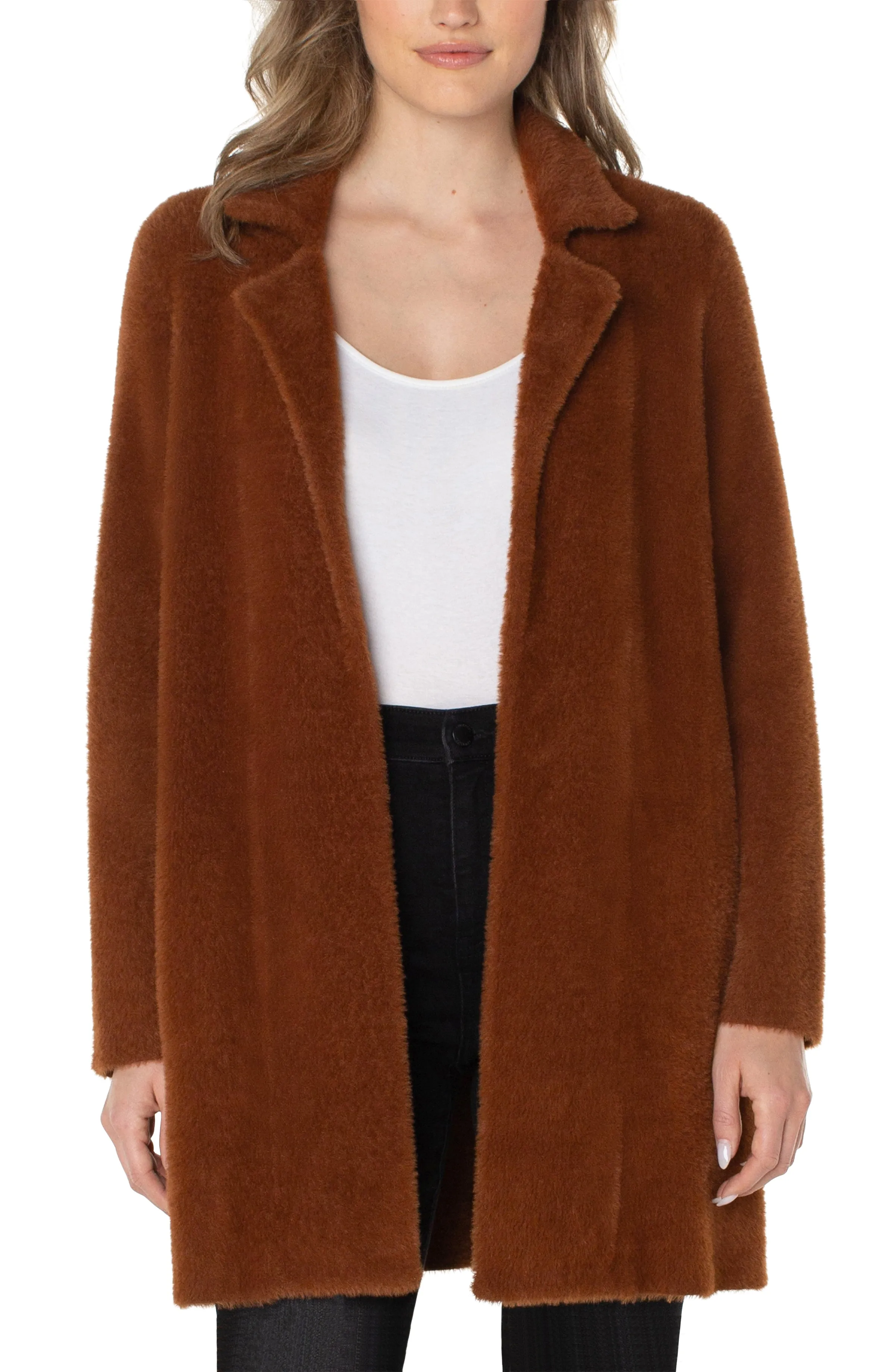 Open Front Coatigan Sweater