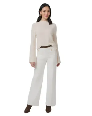 PAIGE ANESSA 31" WITH FRONT SEAMS - TONAL ECRU