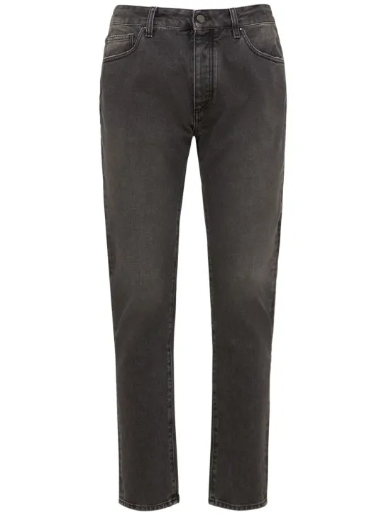 Palm Angels   17.1cm Logo print cotton denim jeans 