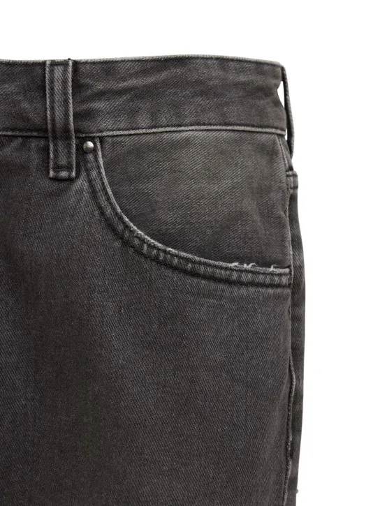 Palm Angels   17.1cm Logo print cotton denim jeans 