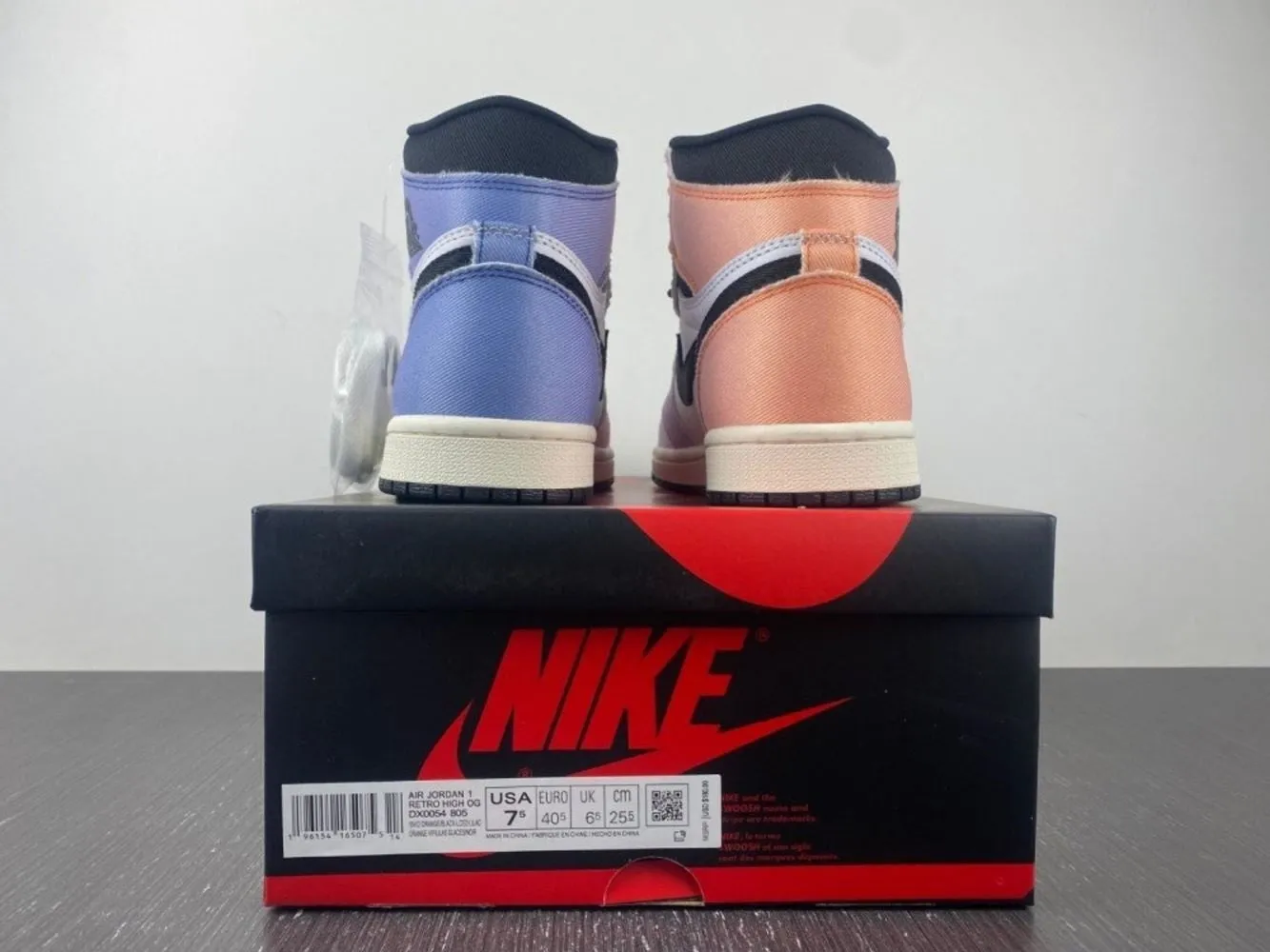 Pink Purple Gradient Custom Air Jordan 1