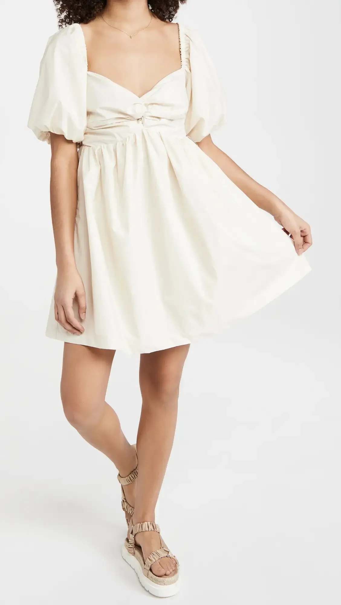 Poplin Elegant Babydoll Dress
