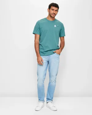 popular  Full Length Tapered Fit Denim Jeans