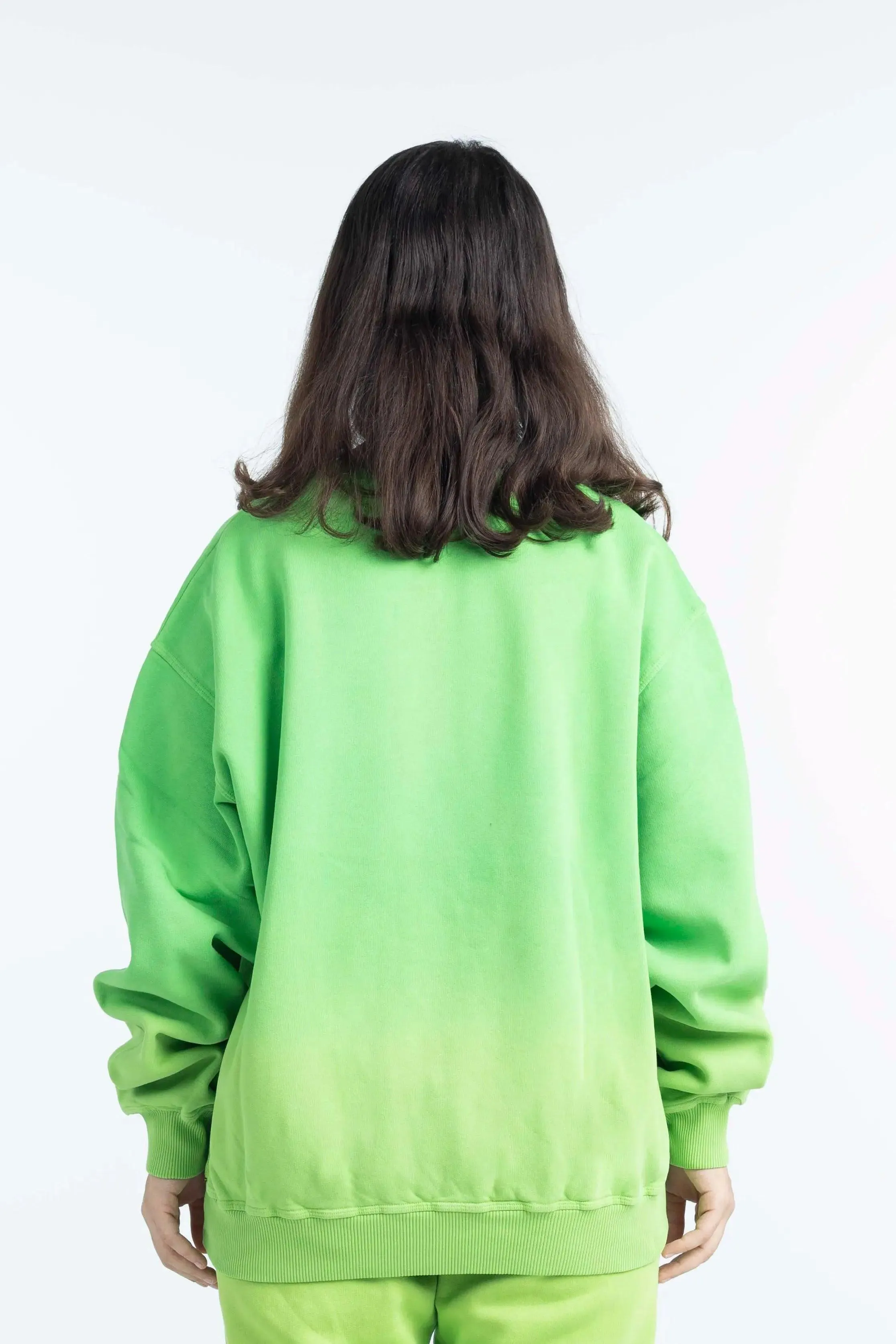 "BAD" Gradient Sweatshirt - Green