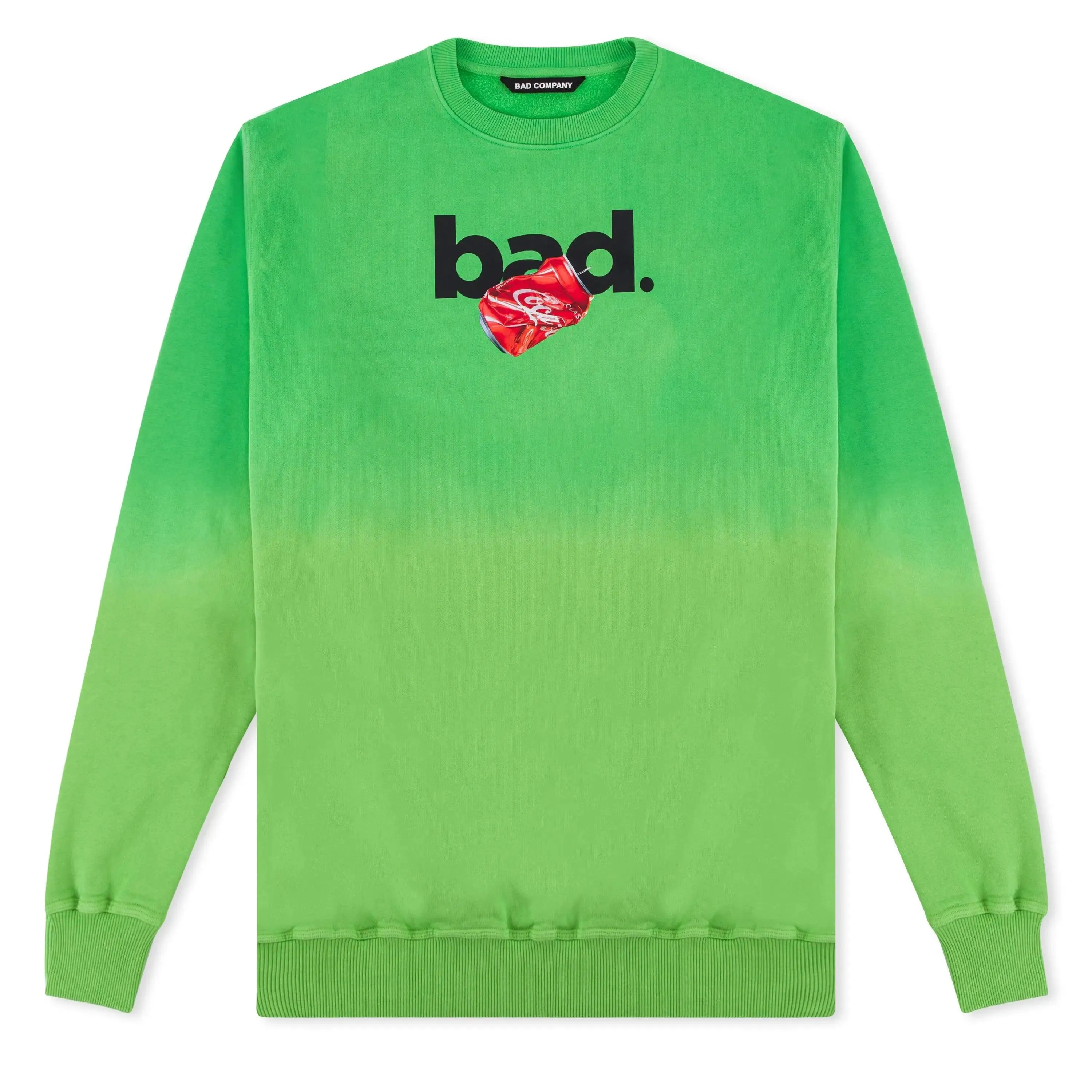 "BAD" Gradient Sweatshirt - Green