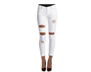 Ripped White jeans - The Bel Air