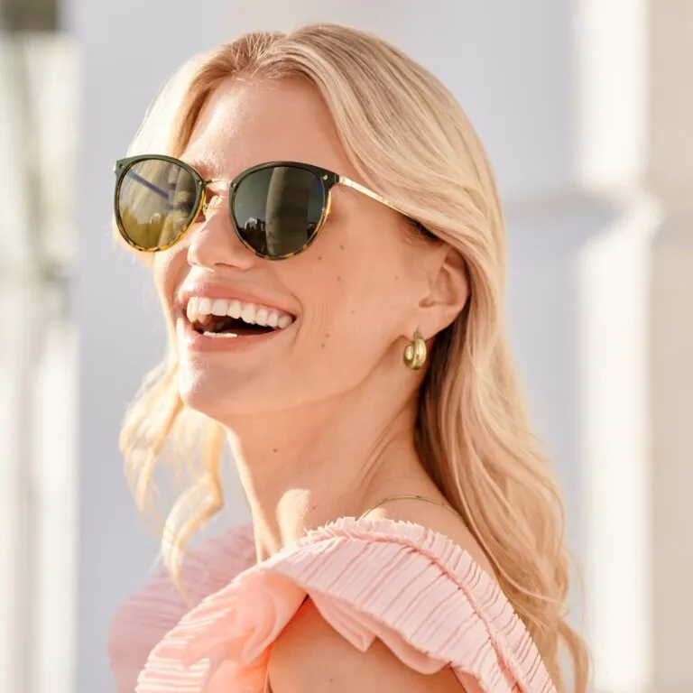 Santorini Sunglasses Gradient Black Tortoiseshell