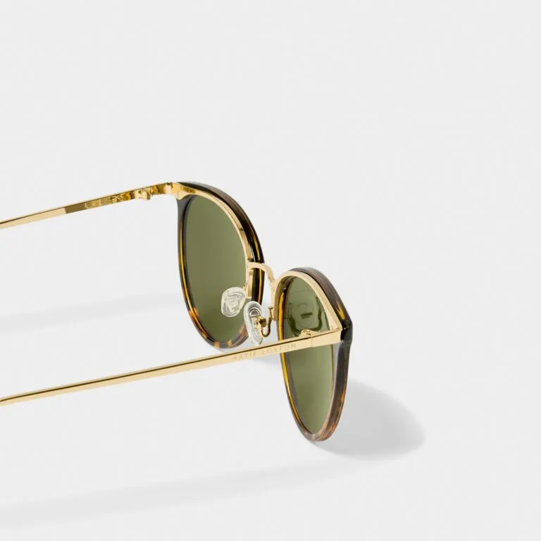 Santorini Sunglasses Gradient Black Tortoiseshell