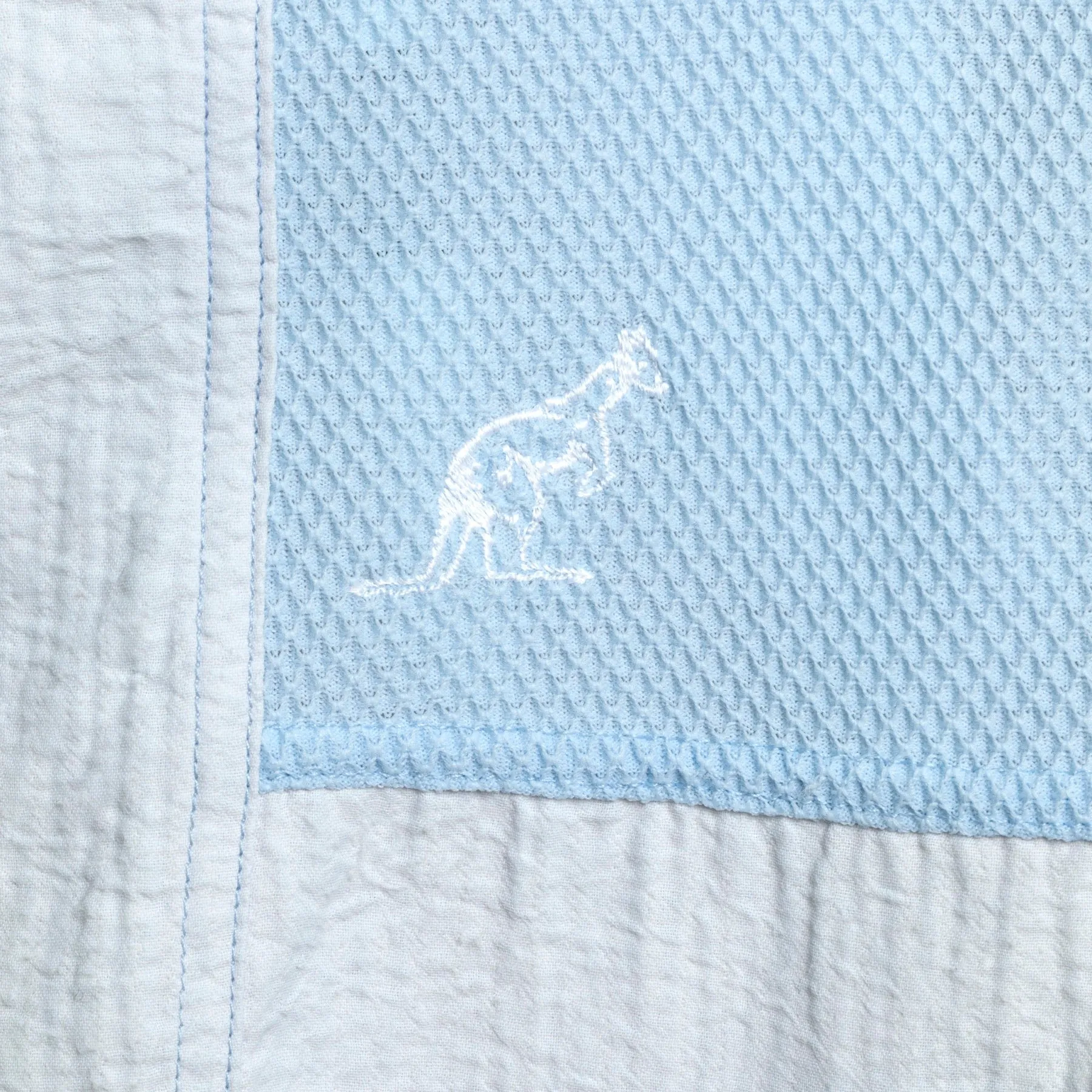 Seersucker Weave Powernet Mesh Paneled Track Jacket