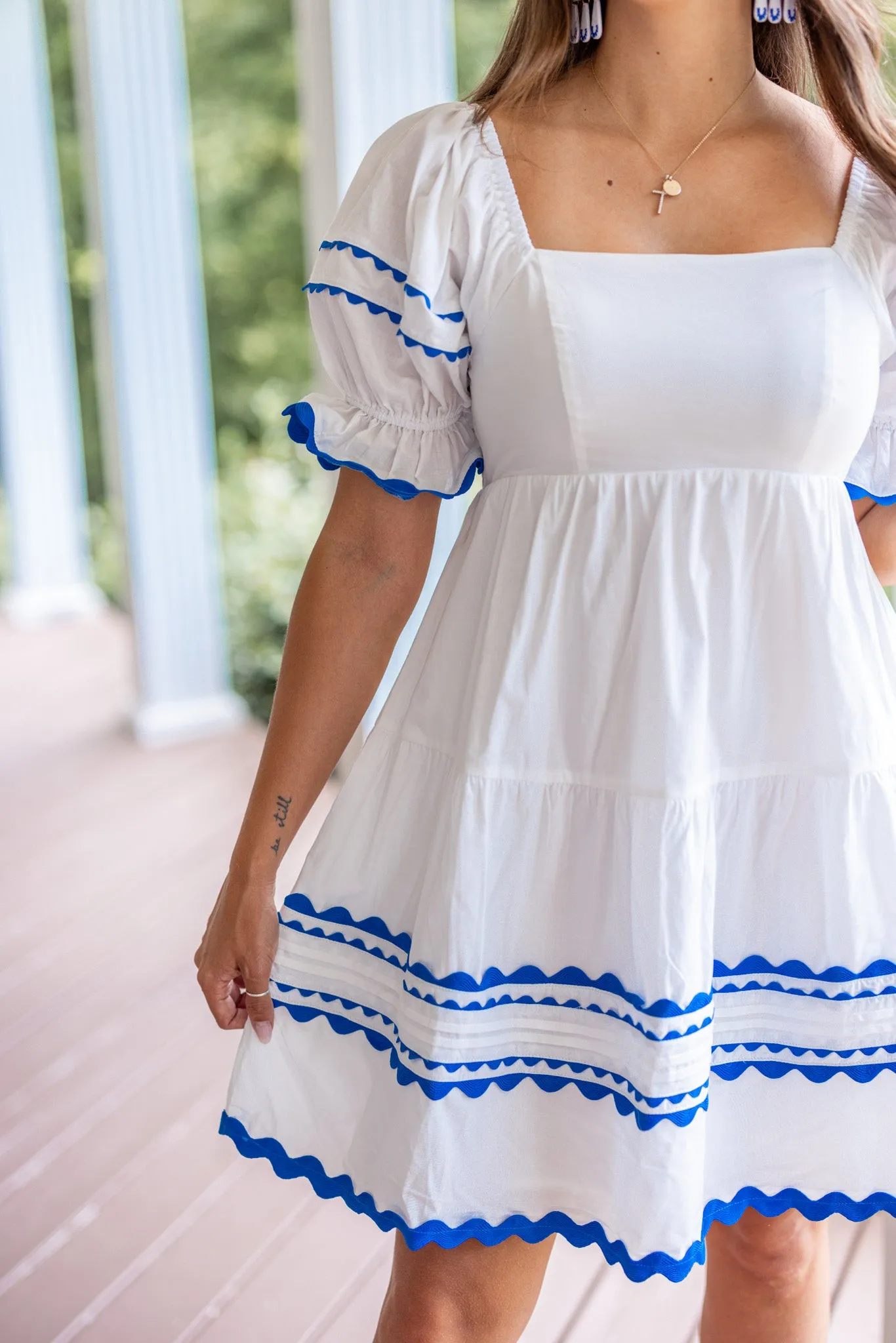 Showstopper Off White Babydoll Dress
