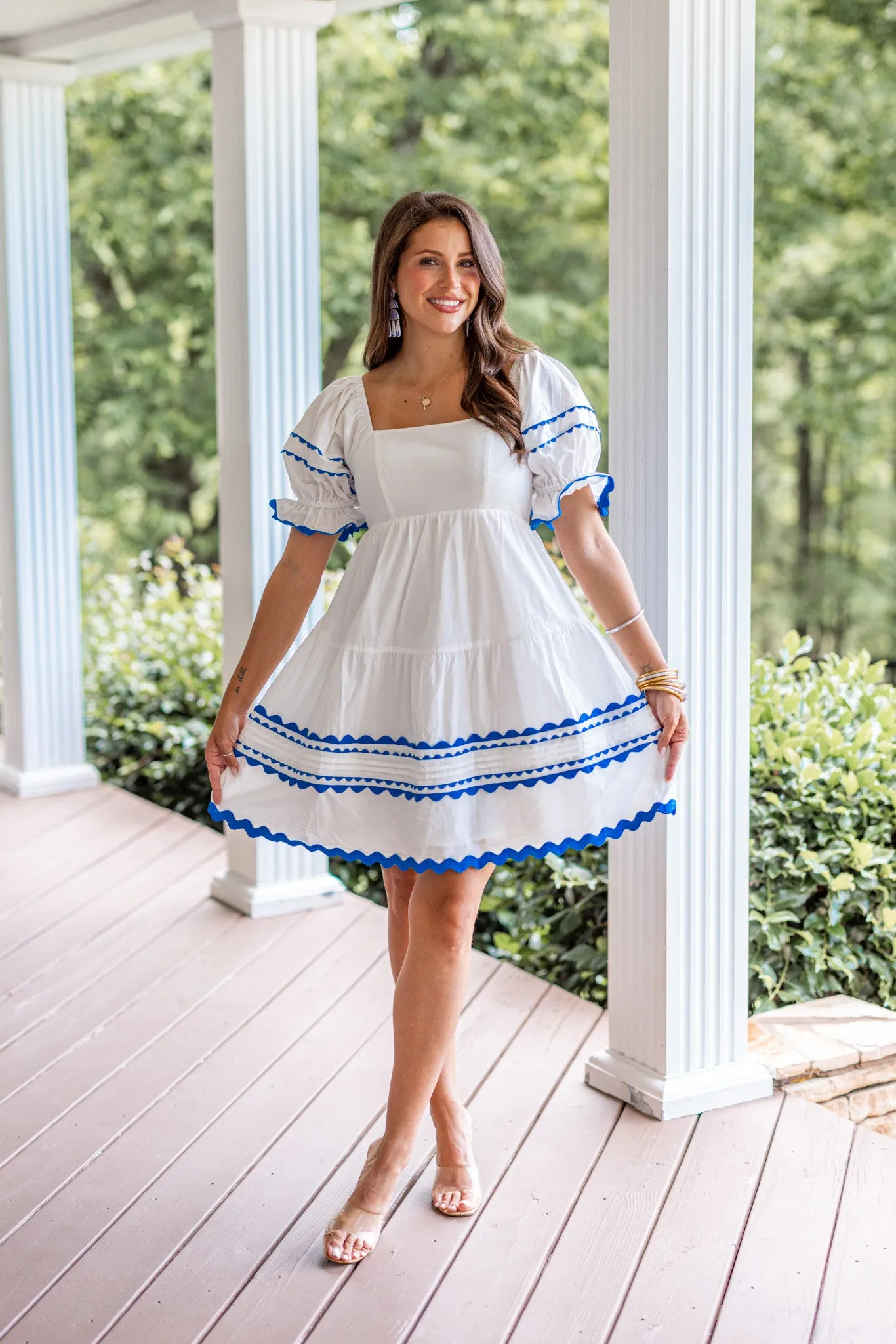 Showstopper Off White Babydoll Dress