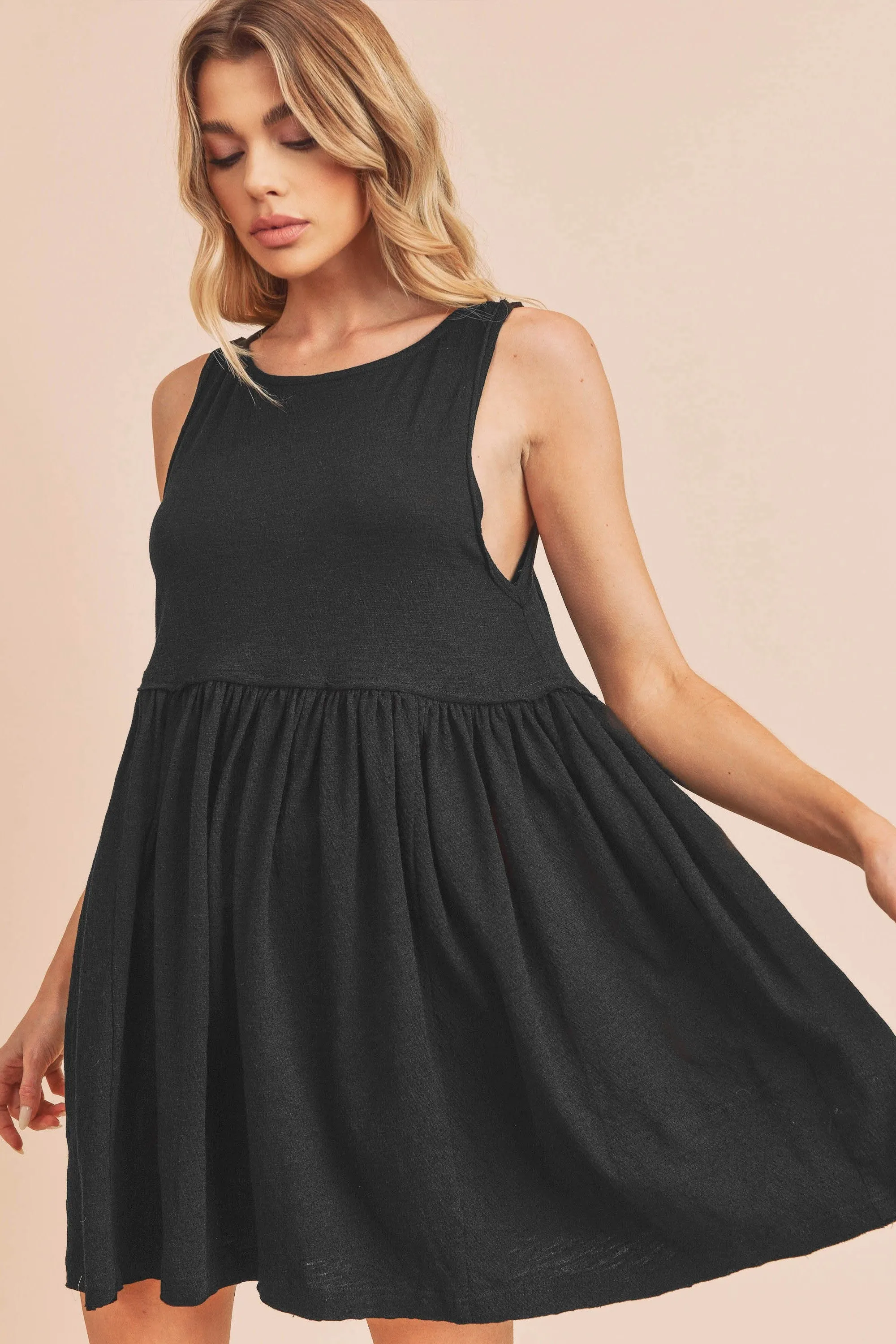 Sleeveless Babydoll Dress