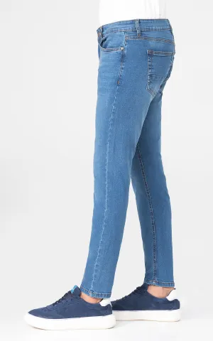 SLIM FIT  DENIM JEANS MID BLUE