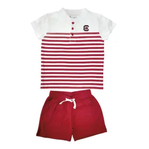 SOUTH CAROLINA GAMECOCKS INFANT GRADIENT SHORT SET