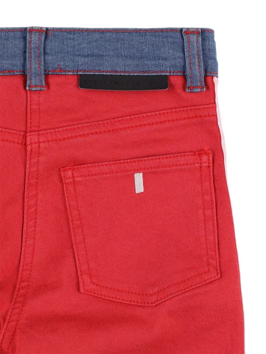 Stella McCartney Kids   Organic cotton denim jeans w/logo tape 