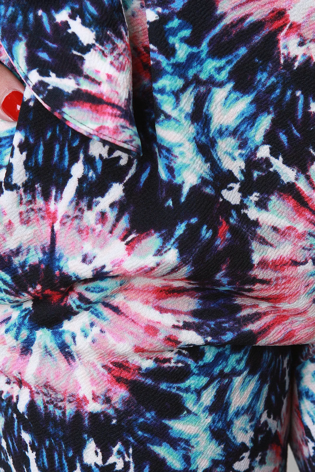 Stretch Knit Burst Dye Pants
