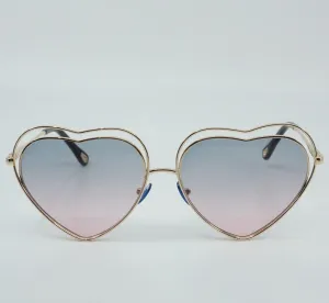 Suki Dream Heart Frame Sunglasses