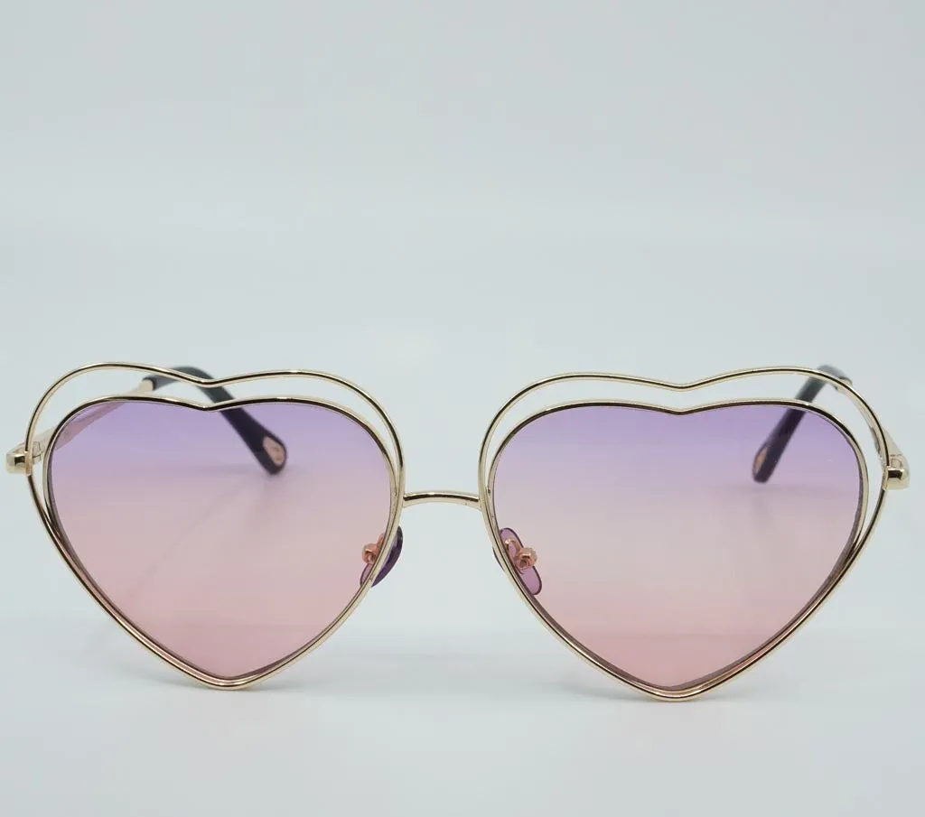 Suki Dream Heart Frame Sunglasses