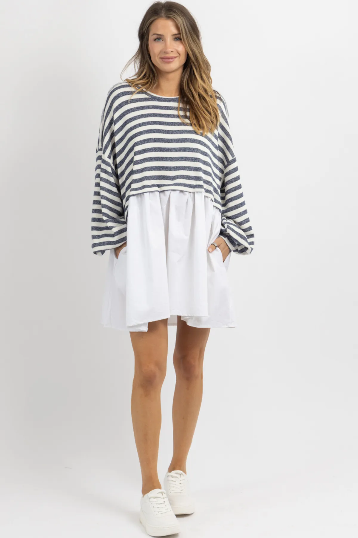 SULLIVANS STRIPED MINI DRESS