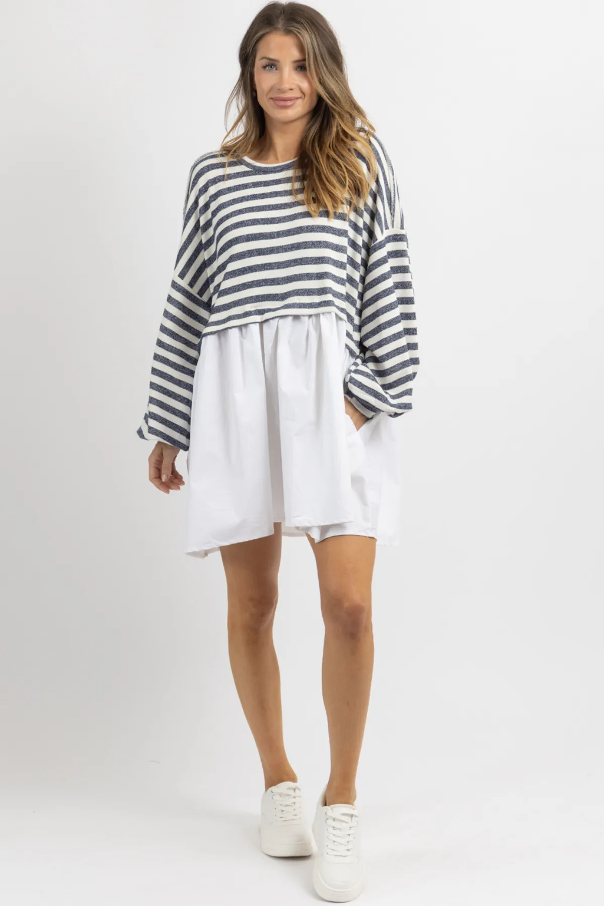 SULLIVANS STRIPED MINI DRESS