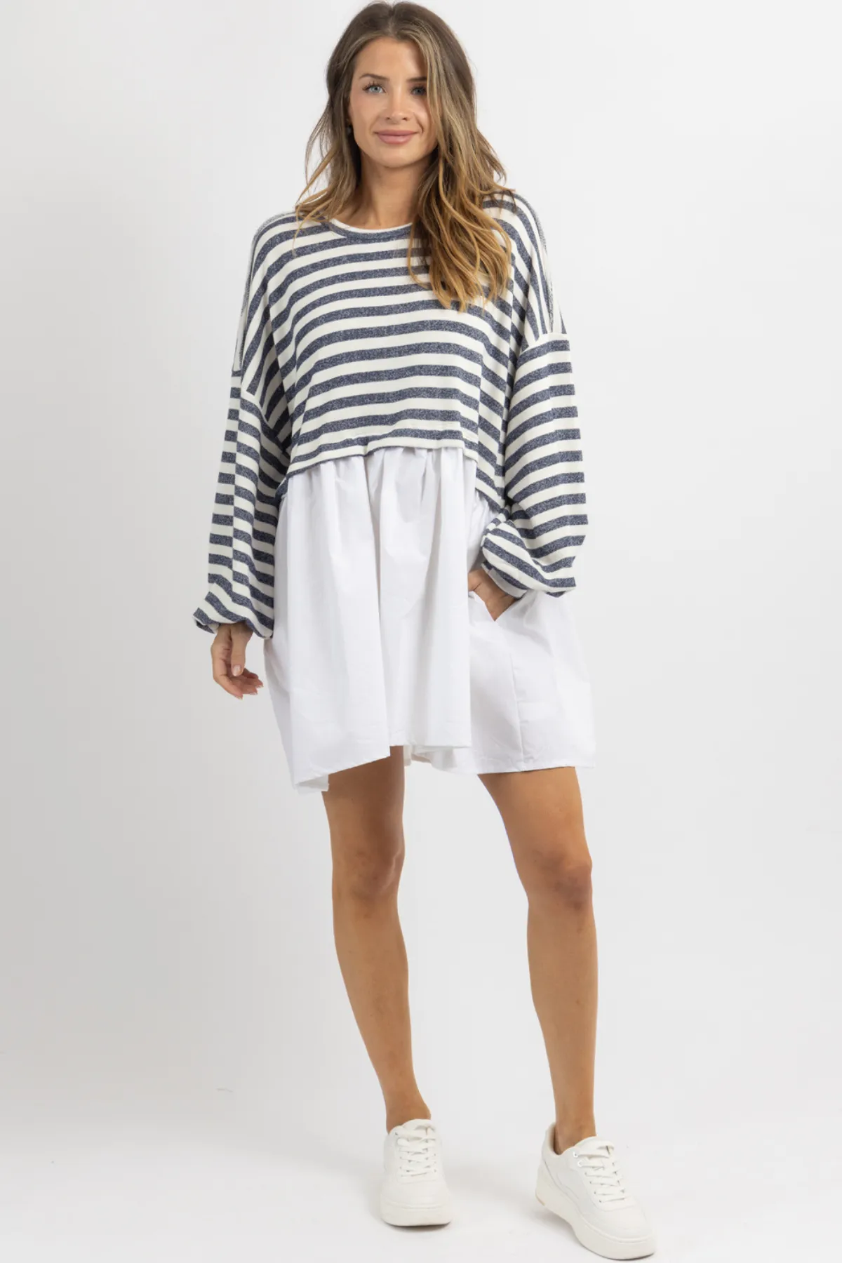 SULLIVANS STRIPED MINI DRESS