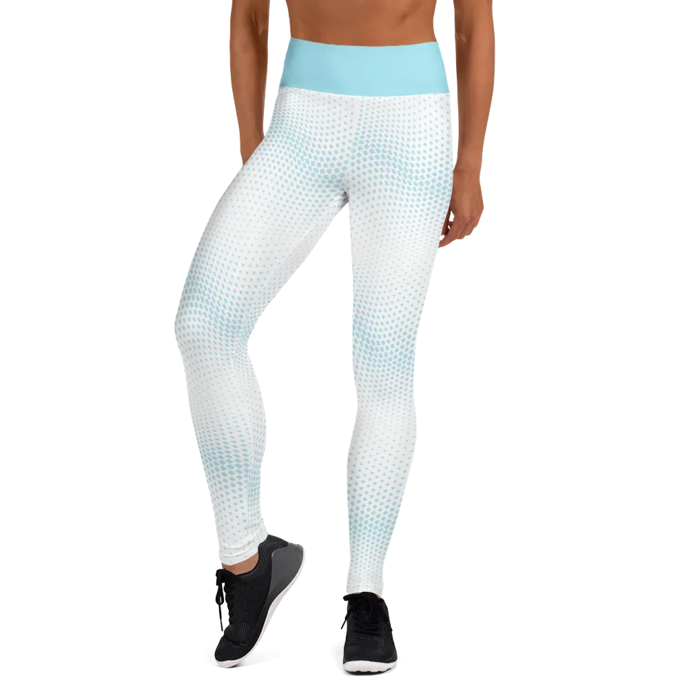 Teal Wave Yoga Leggings