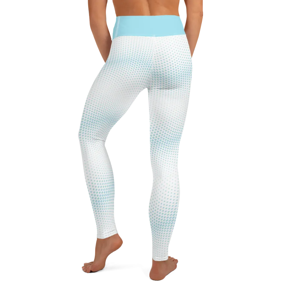 Teal Wave Yoga Leggings