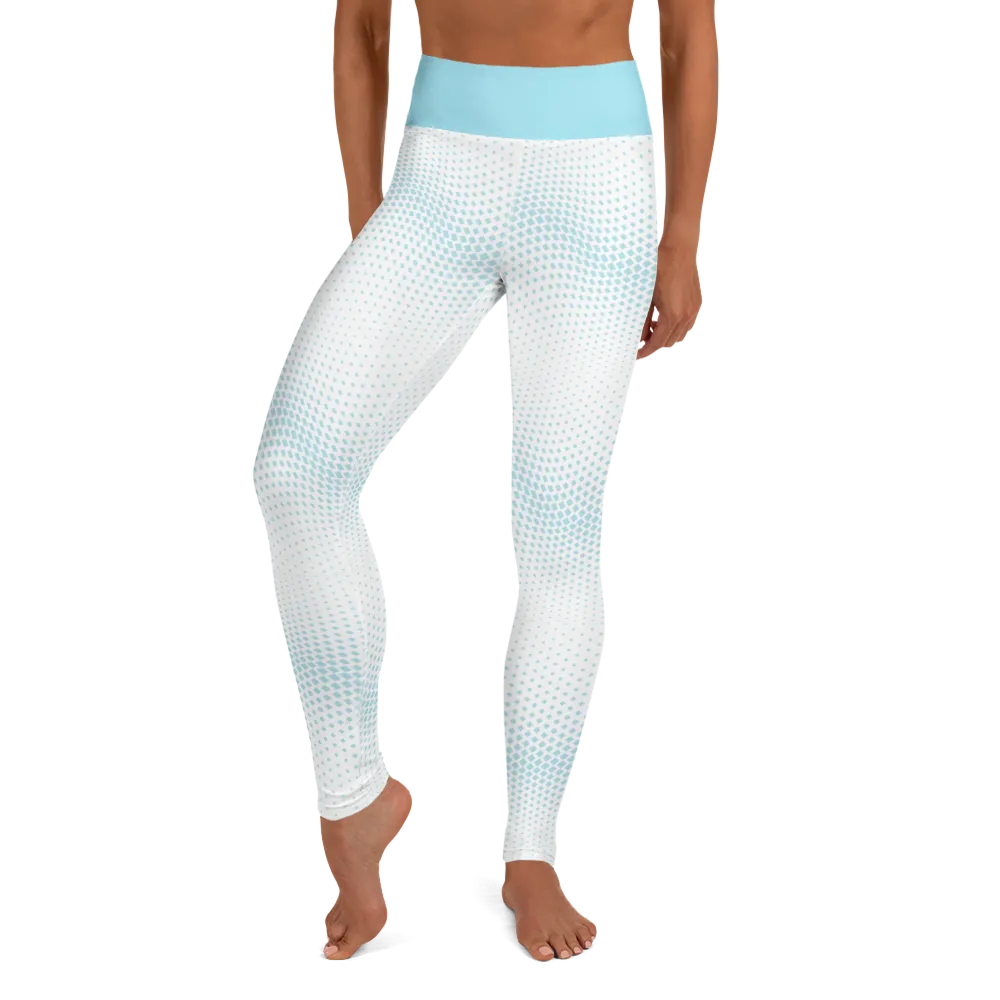 Teal Wave Yoga Leggings