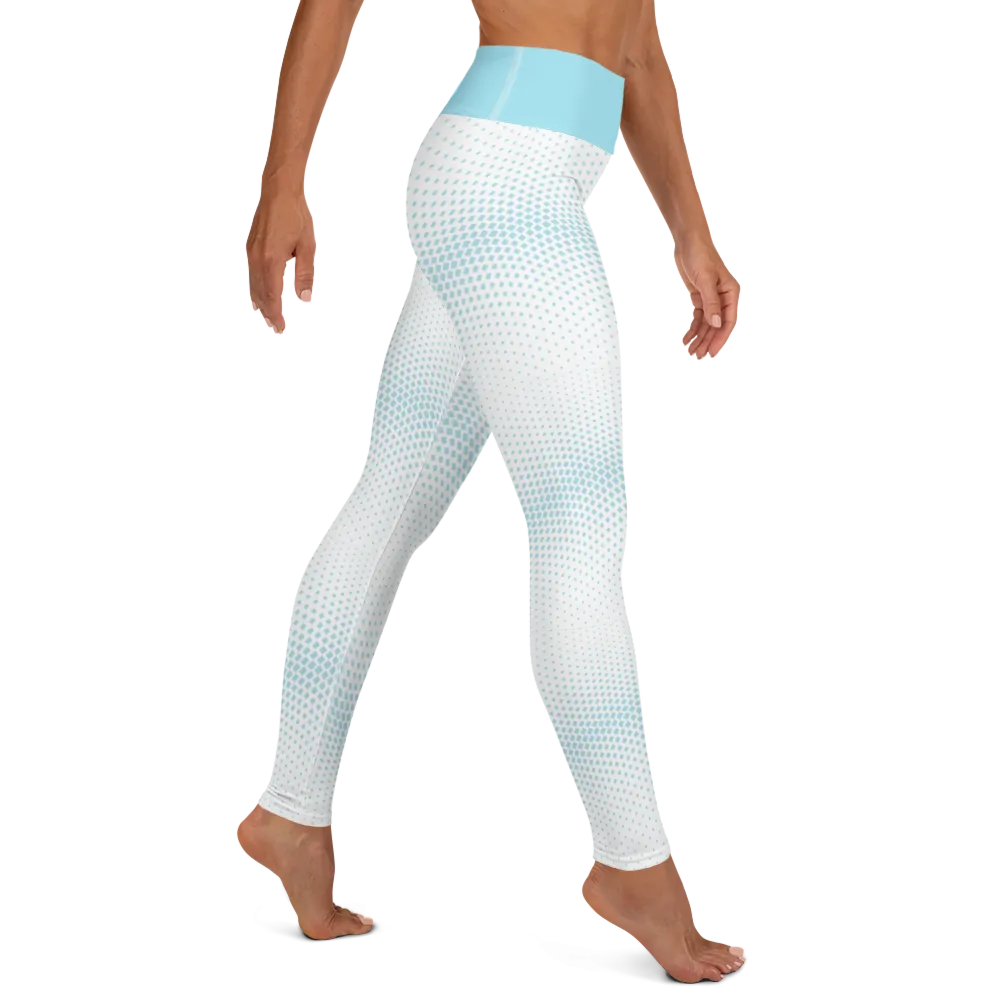 Teal Wave Yoga Leggings