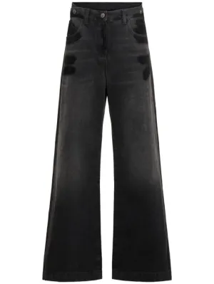 The Attico   Low rise wide jeans 