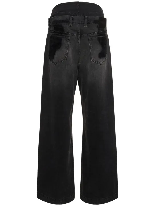 The Attico   Low rise wide jeans 
