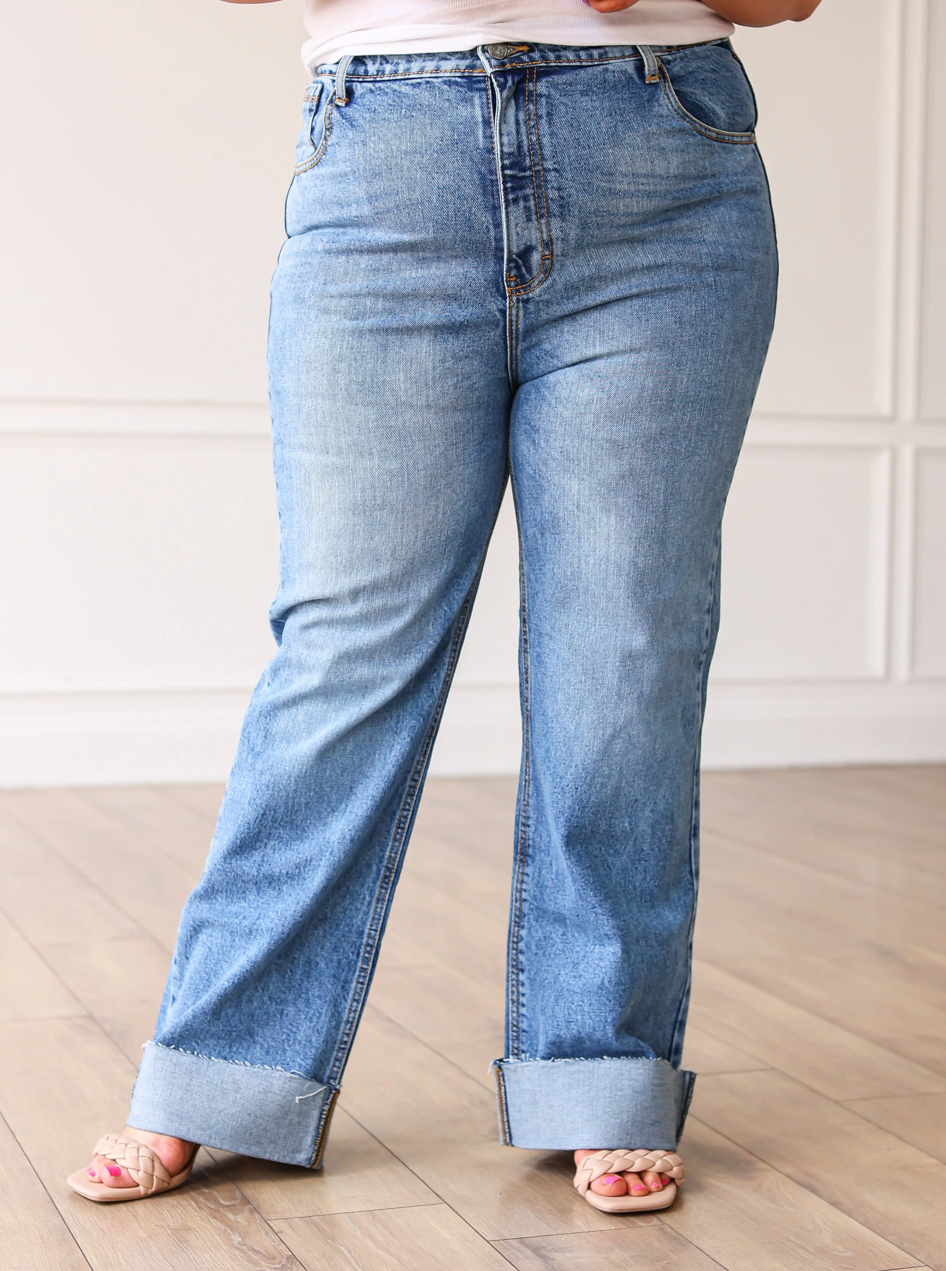 The Beth Midrise Straight Leg Jean